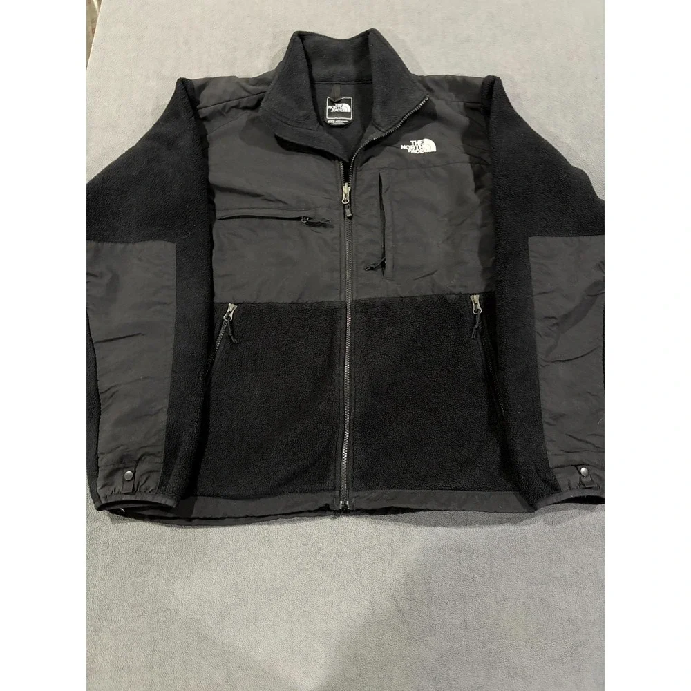 The North Face Retro Denali Jacket Mens Medium Black Fleece Polartec‎ Full Zip